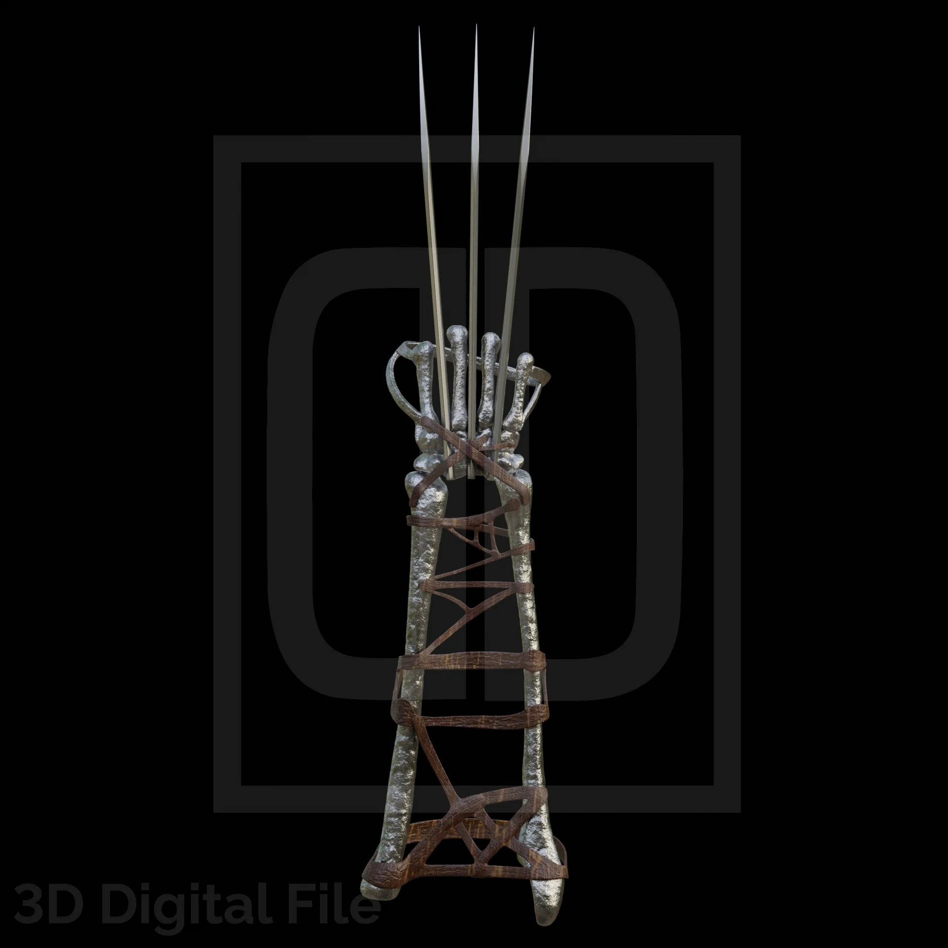 Wolf Berserk Claws 3D Model - Image 3