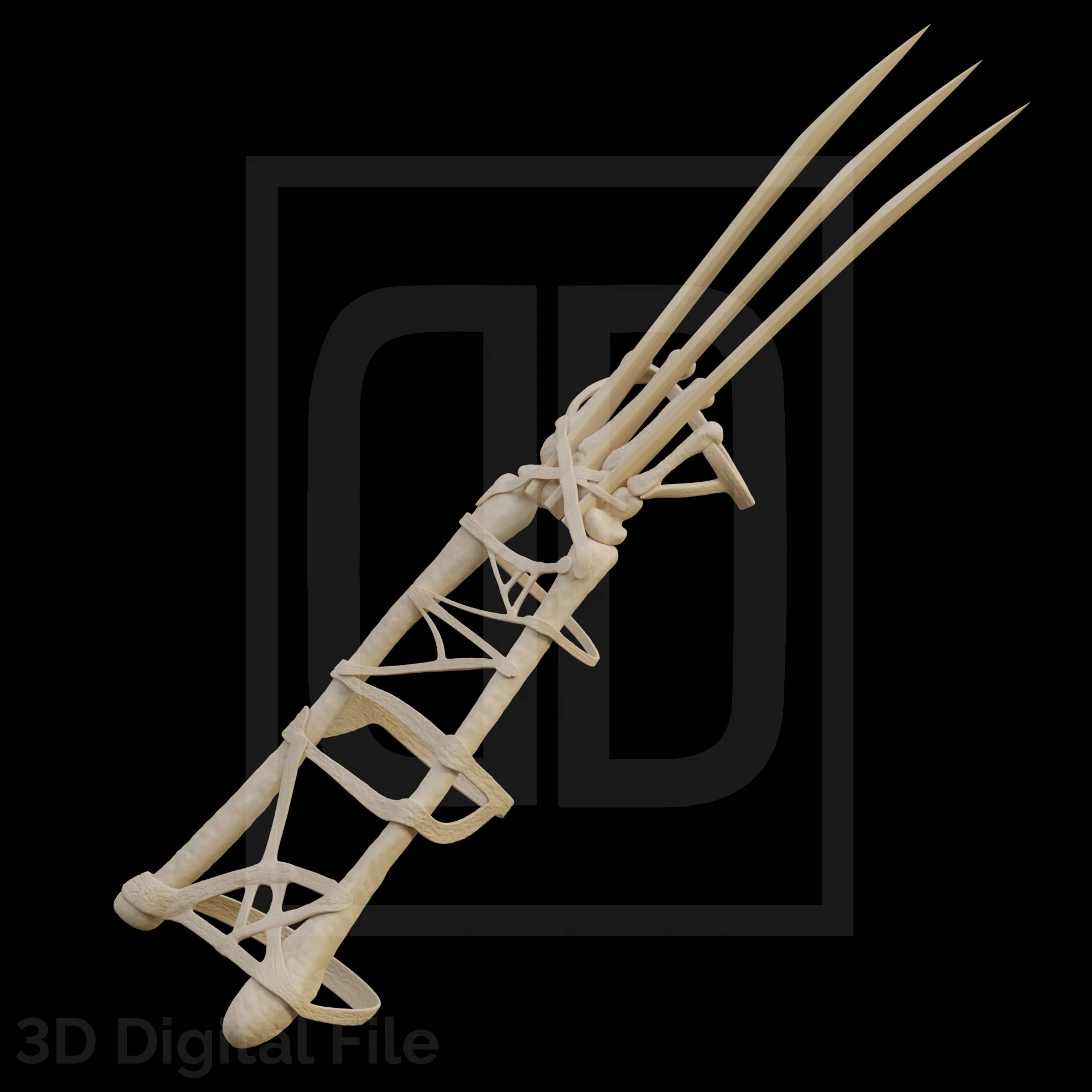 Wolf Berserk Claws 3D Model - Image 7