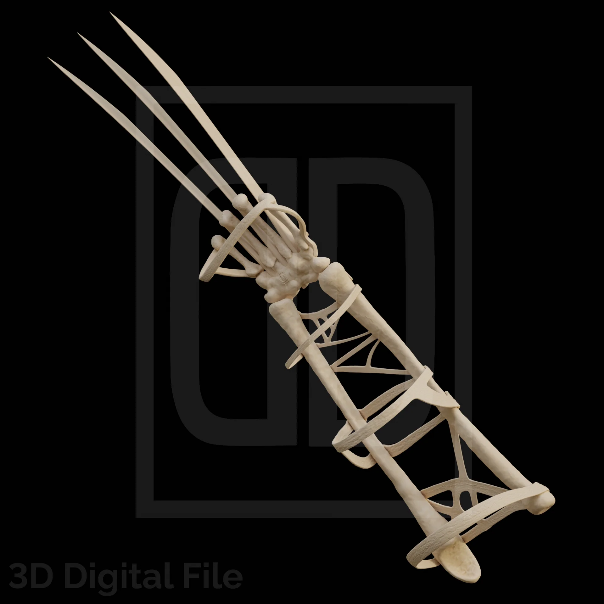 Wolf Berserk Claws 3D Model - Image 8