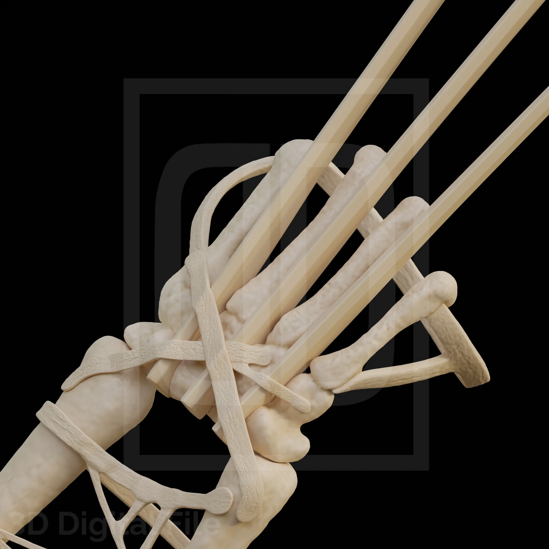 Wolf Berserk Claws 3D Model - Image 9