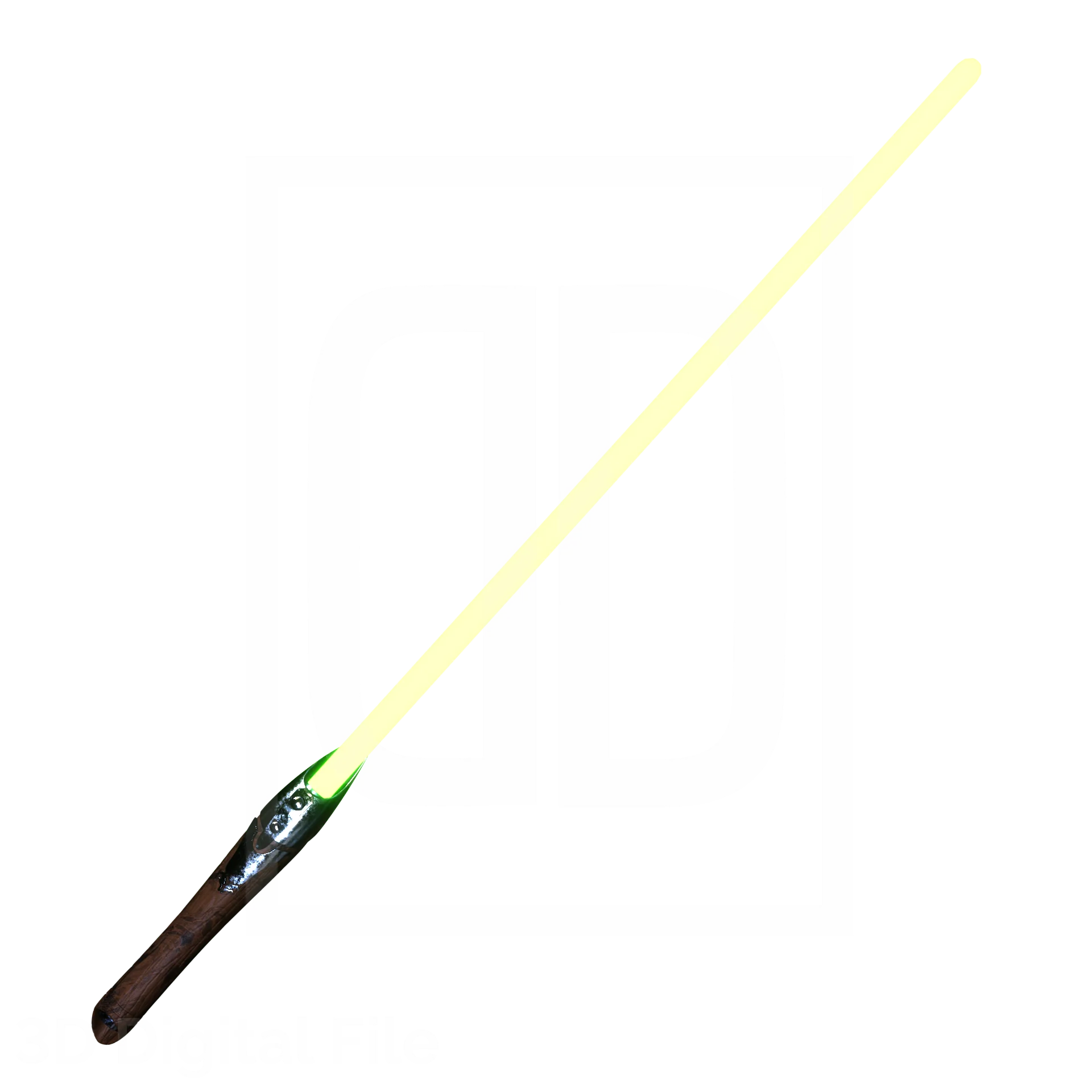 Wood Laser sword - SWCW 3D Model