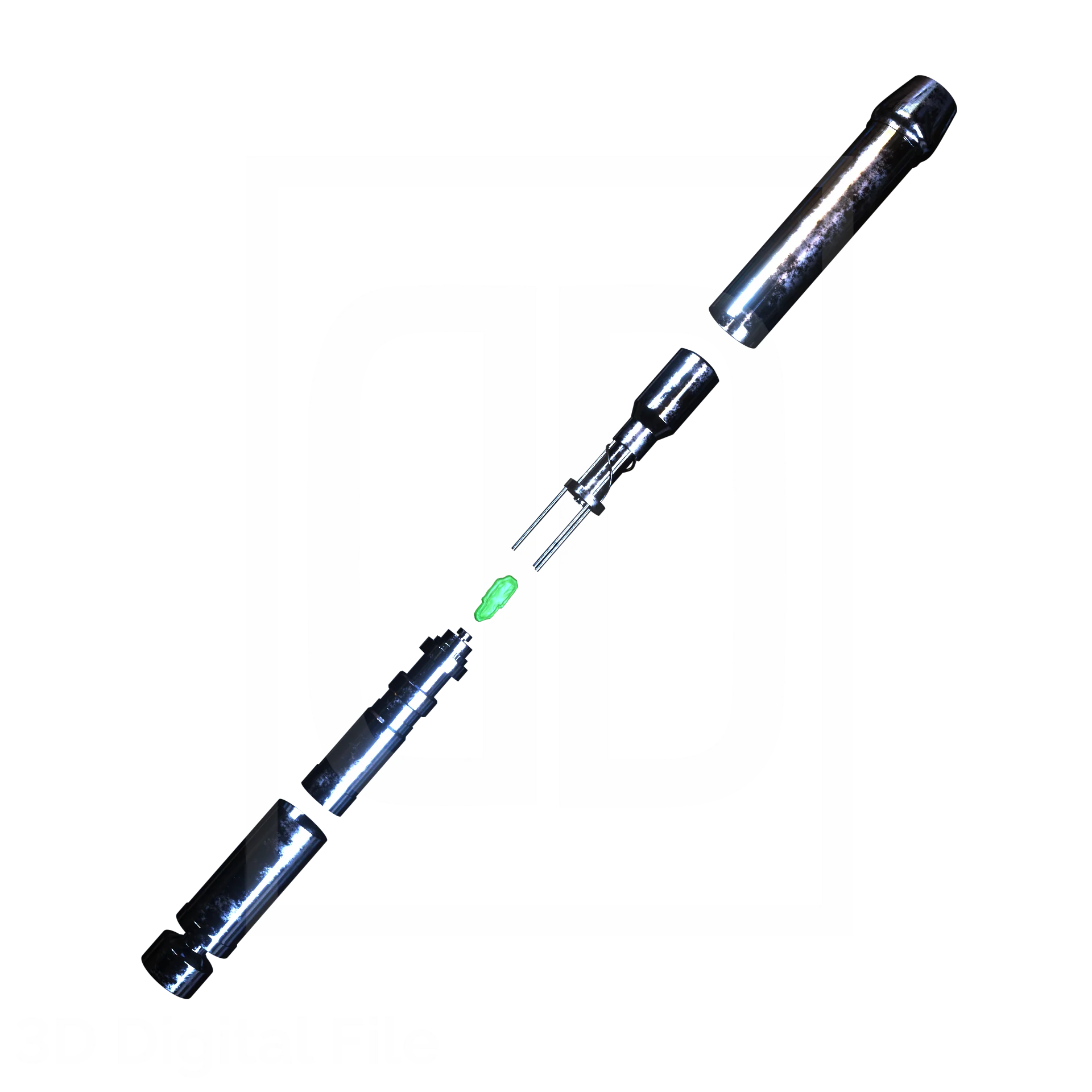 Wood Laser sword - SWCW 3D Model - Image 10