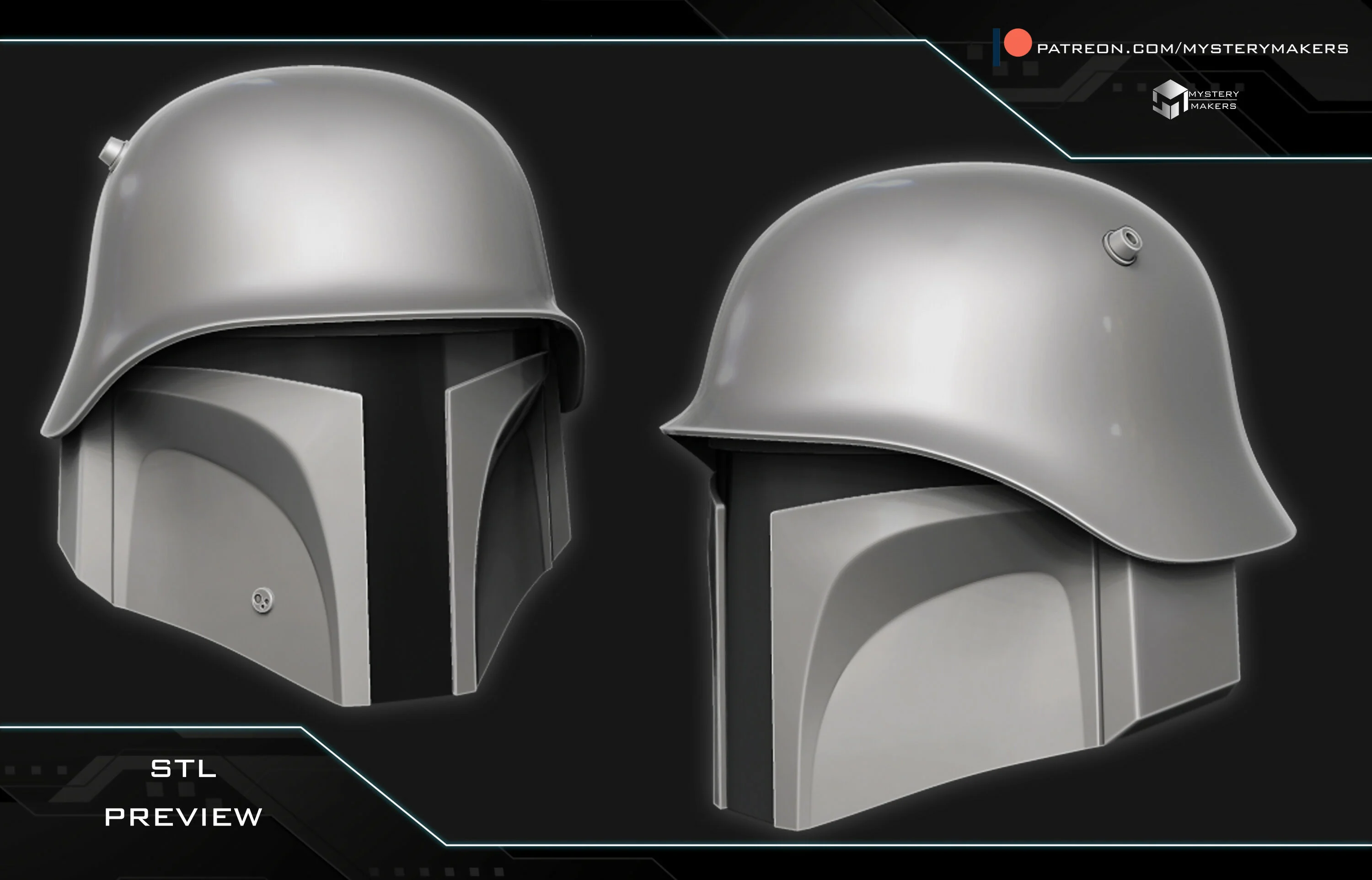 WW2 bounty hunter helmet - Image 4