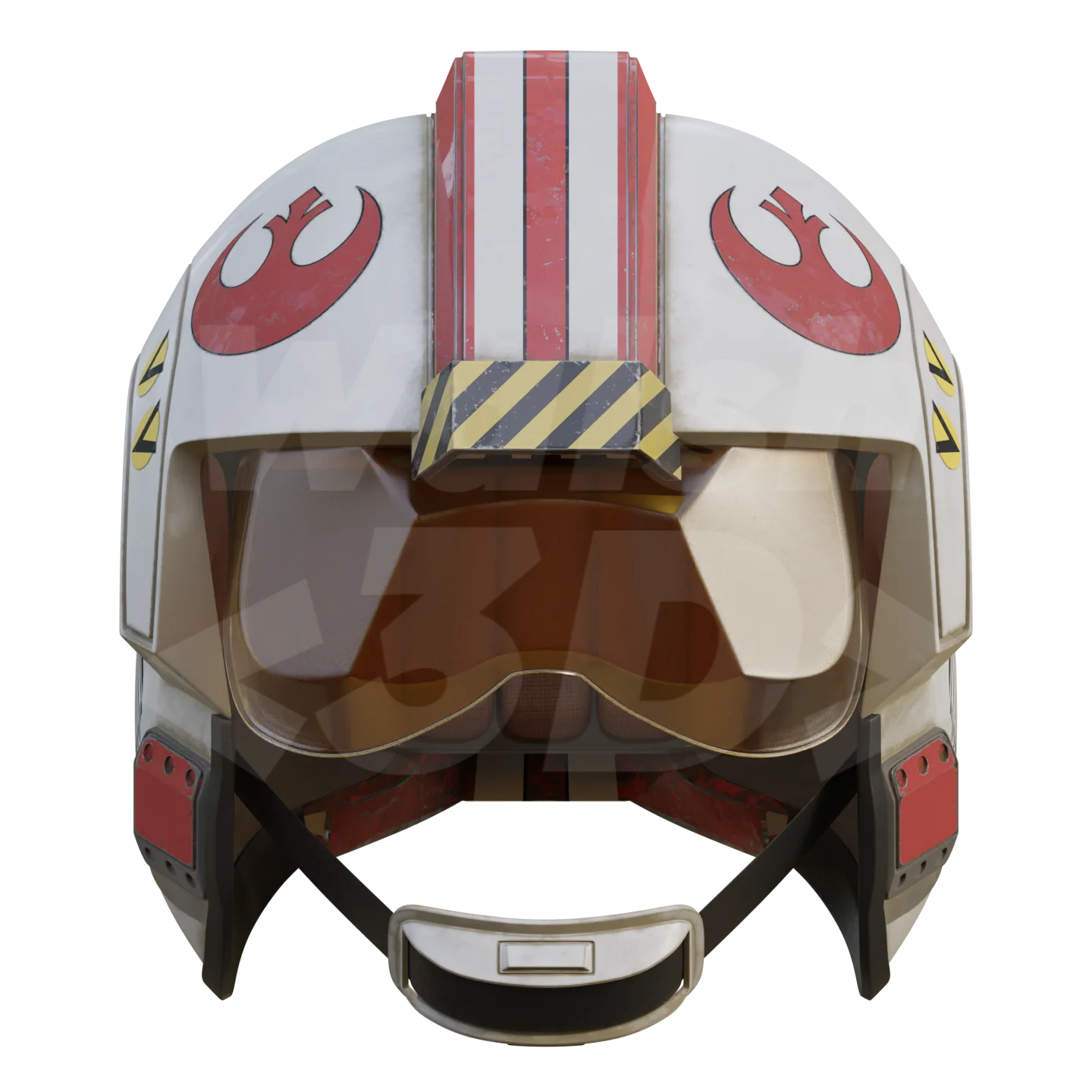 X Spaceship Pilot Helmet 3D Print Model - Image 3
