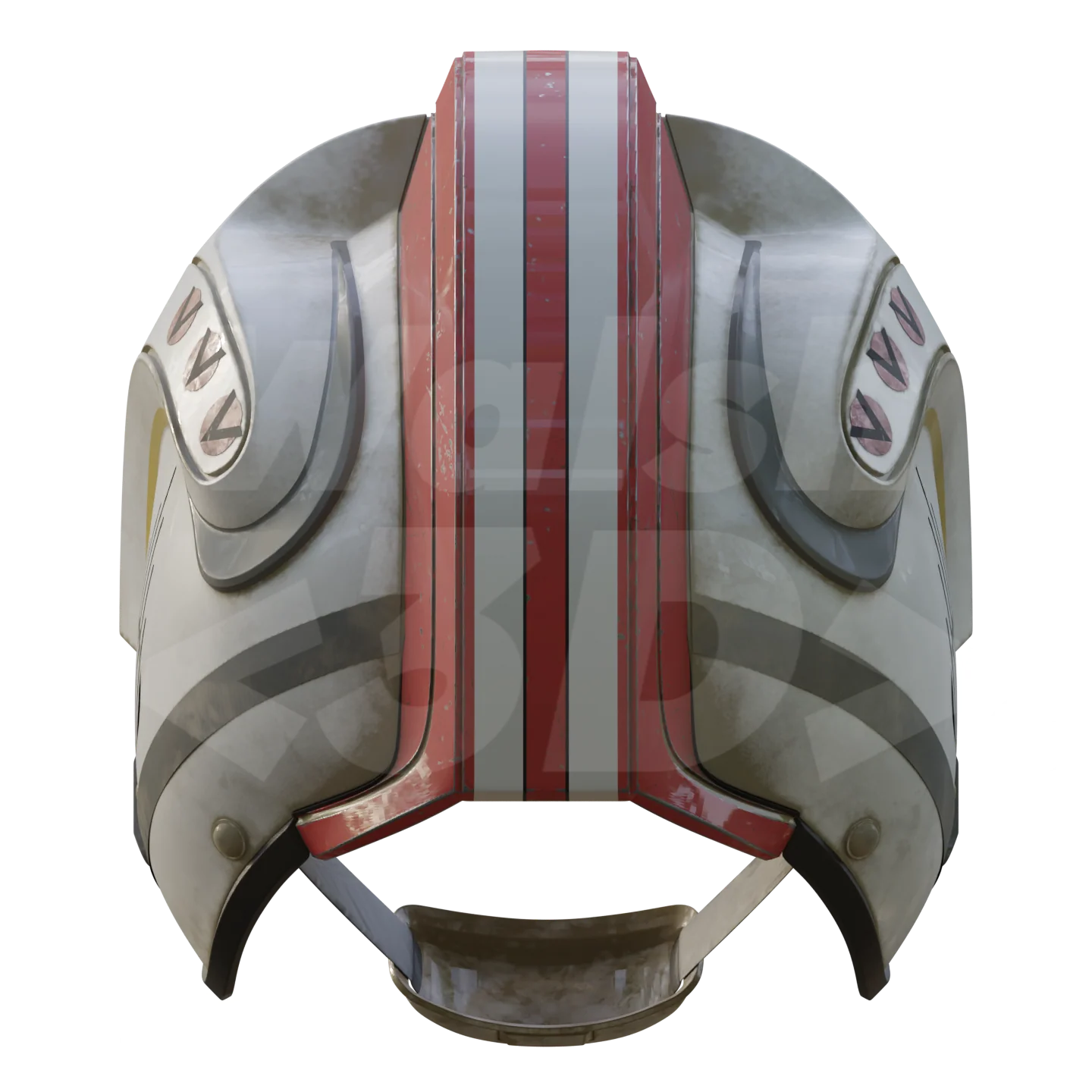 X Spaceship Pilot Helmet 3D Print Model - Image 5