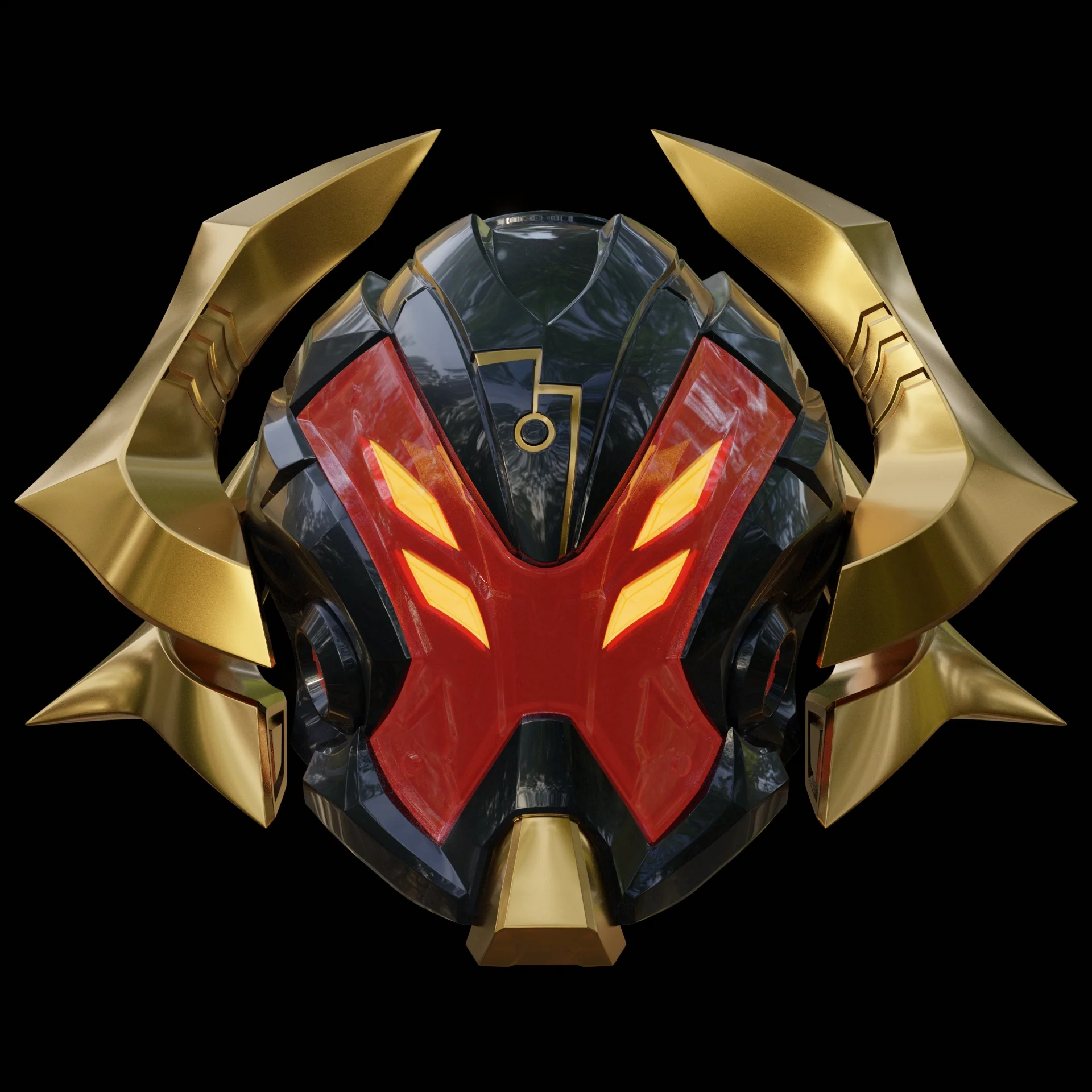 X-tron Helmet 3D Model - Image 3