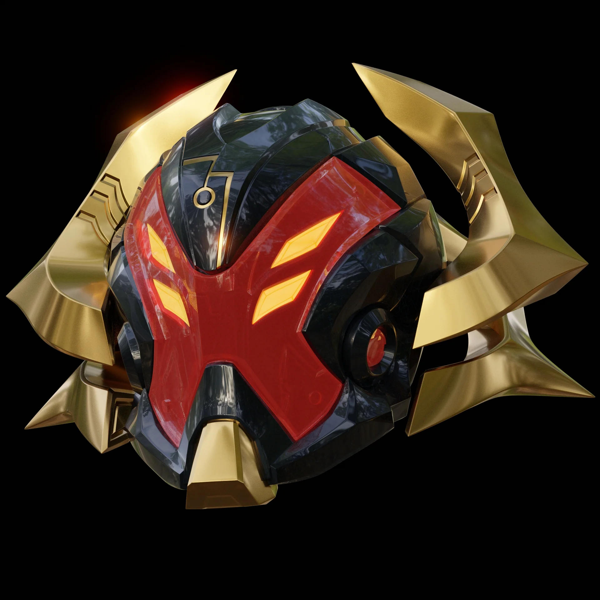X-tron Helmet 3D Model - Image 4