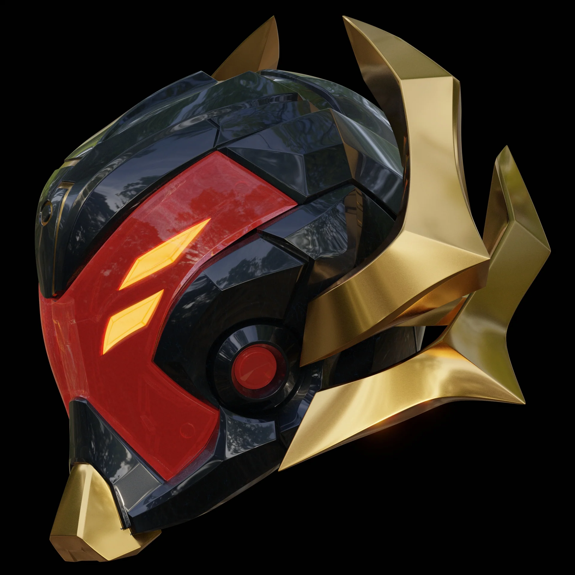 X-tron Helmet 3D Model - Image 8