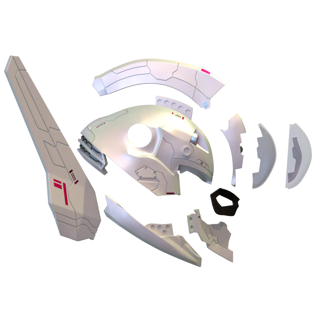XFG-02 Lfrith Gundam 3D Model - Image 2